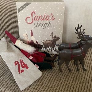 Maileg Santa and sleigh